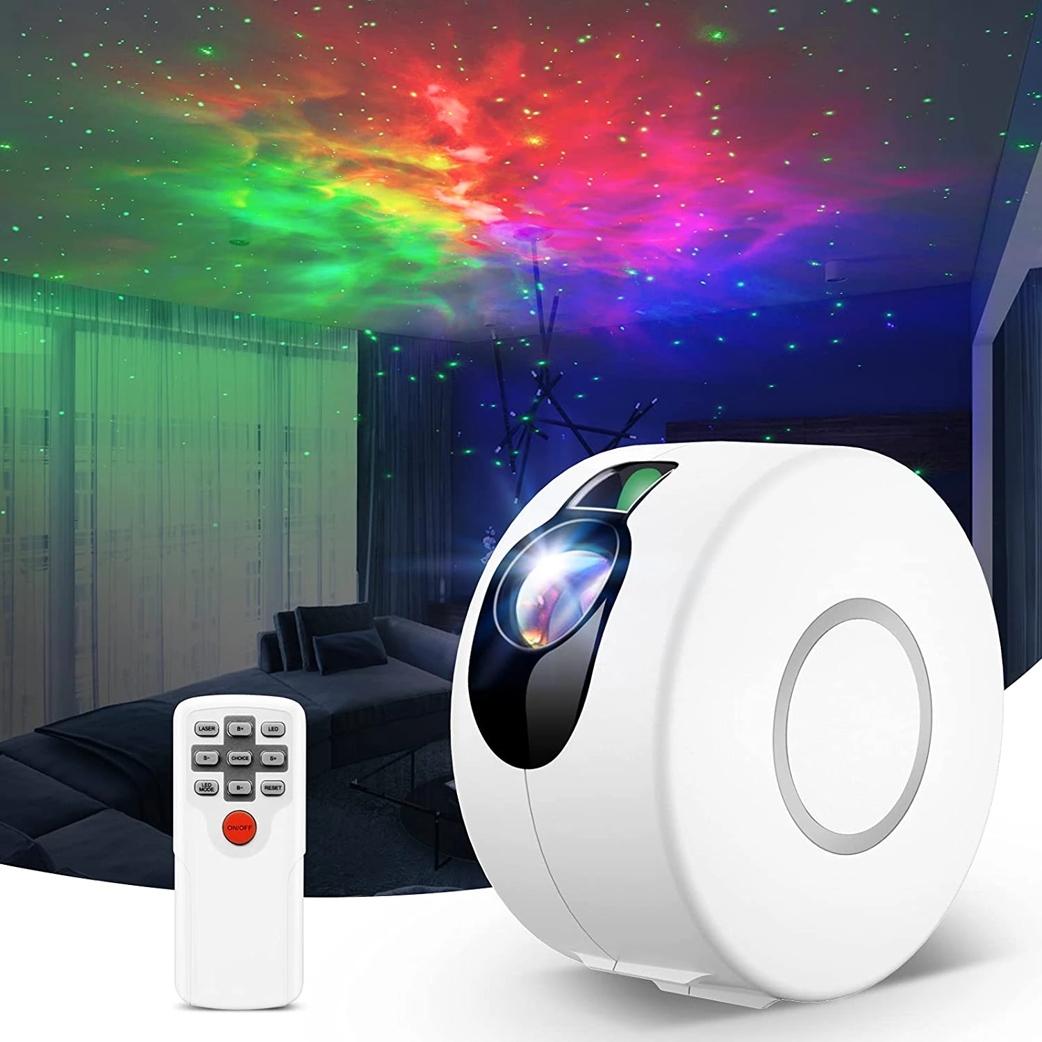 Globe PRO Galaxy Projection Light Black And White