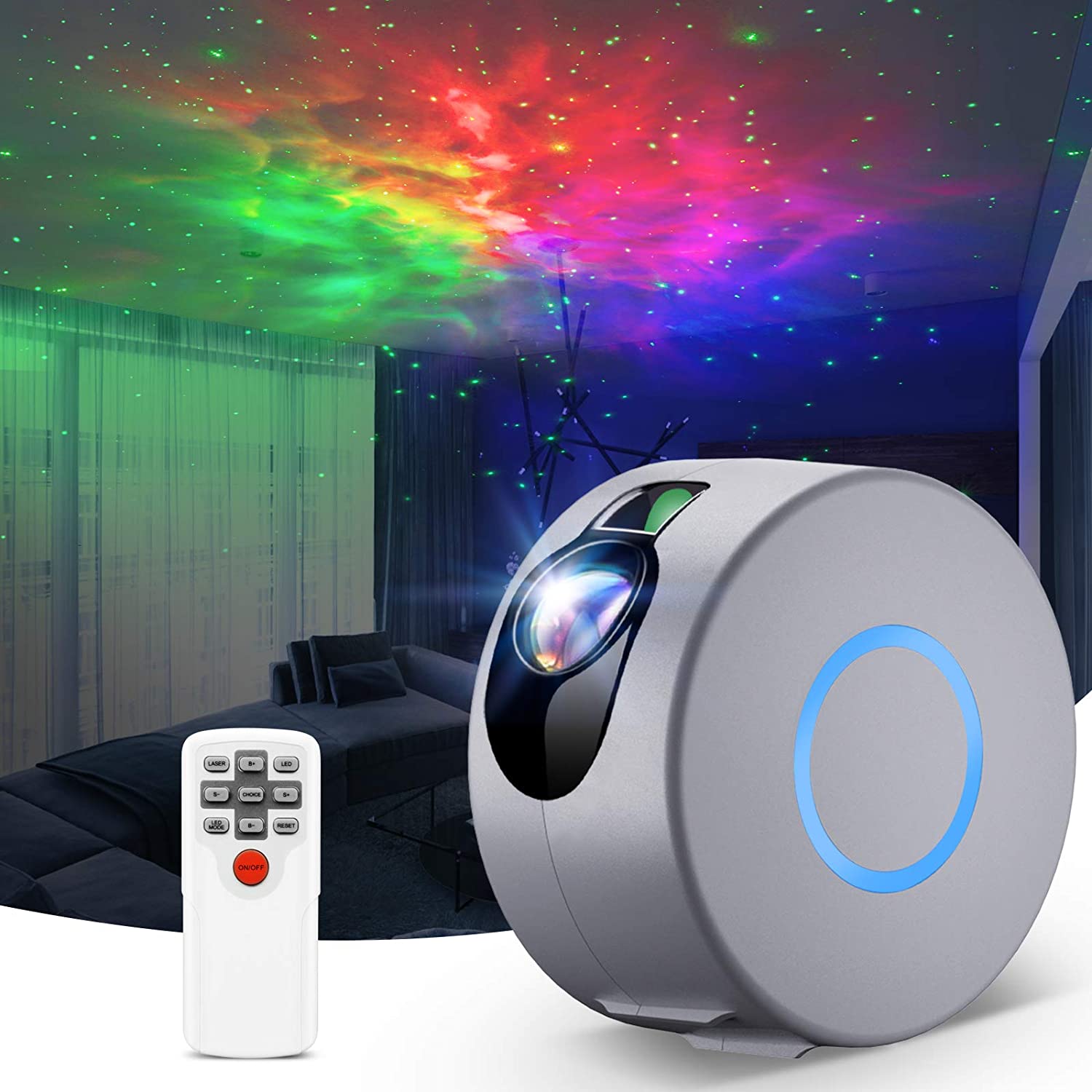Astronaut Galaxy Projector, Star Projector Galaxy Light, Night Light for Kids, Nebula Ceiling LED Lamp, Room Decor, Gifts for BirthdaysGlobe PRO Galaxy Projection Light Bluetooth