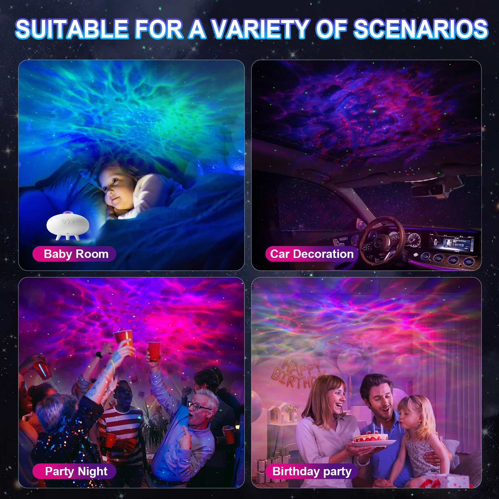 Stable Production & Fast Shipment for Projection Lights Peak Season